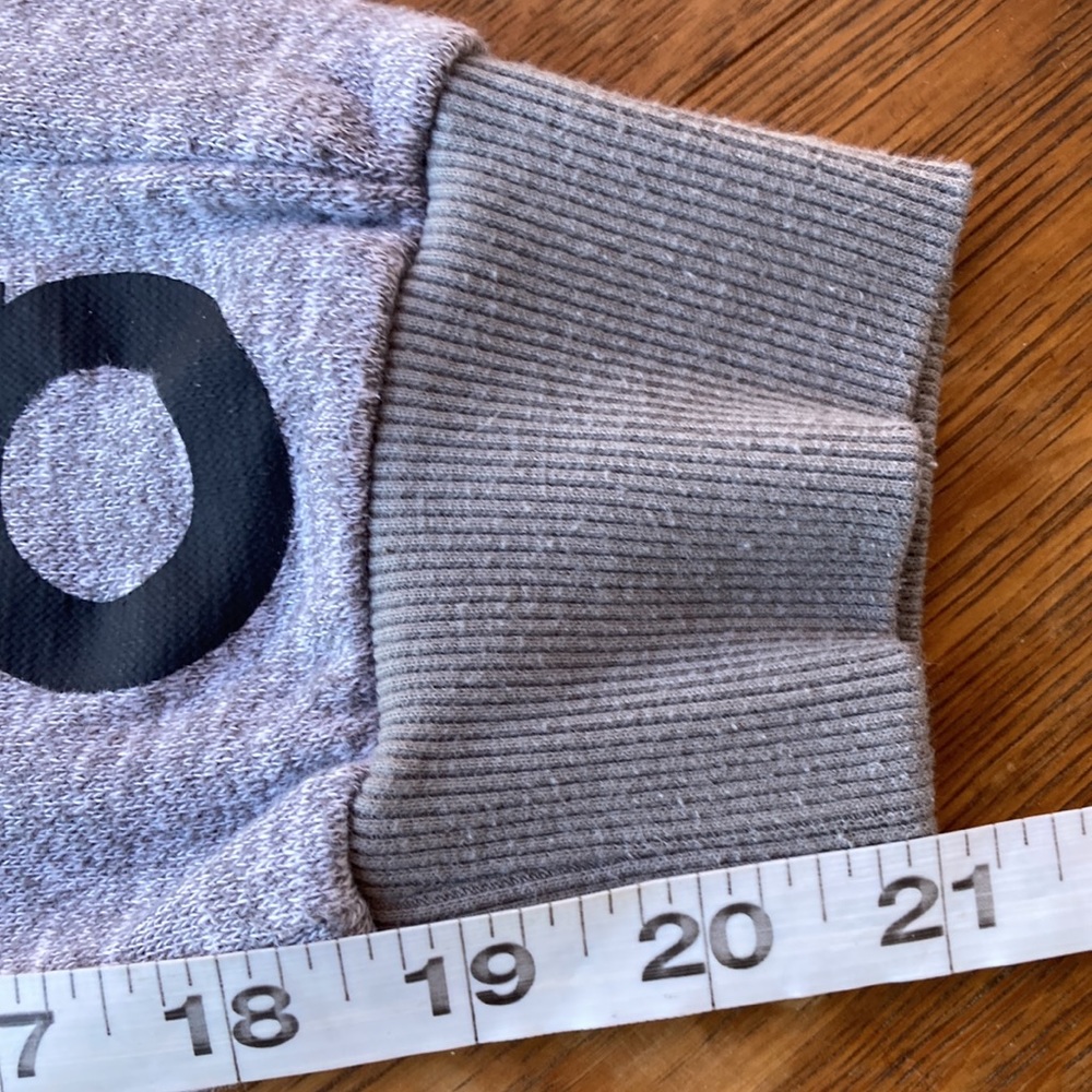 Adidas Gray Joggers with Black adidas lettering - Picture 9 of 10